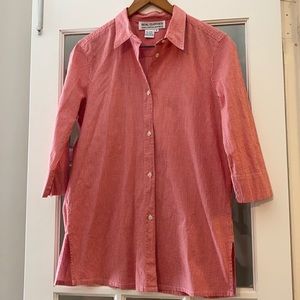 Vintage Saks Fifth Avenue Gingham Tunic